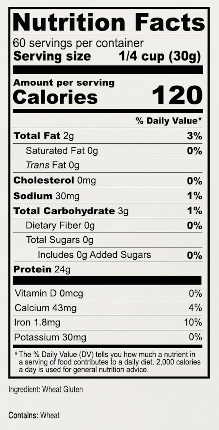 Anthony's Premium Vital Wheat Gluten - Image 3